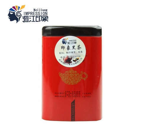 100g红色铁盒装贵州湄潭优质茶叶 湄江印象